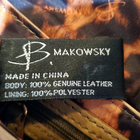 B. MAKOWSKY Genuine Leather Wristlet Clutch - Picture 6 of 6